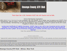 Tablet Screenshot of oswegocountyatv.org